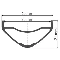 Ruedas A La Carta CW Ebike DT Swiss HX Con DT Swiss 350 Hybrid - Endubikes -Bicicletas Repuestos Tienda DT Swiss HX 581 perfil 1