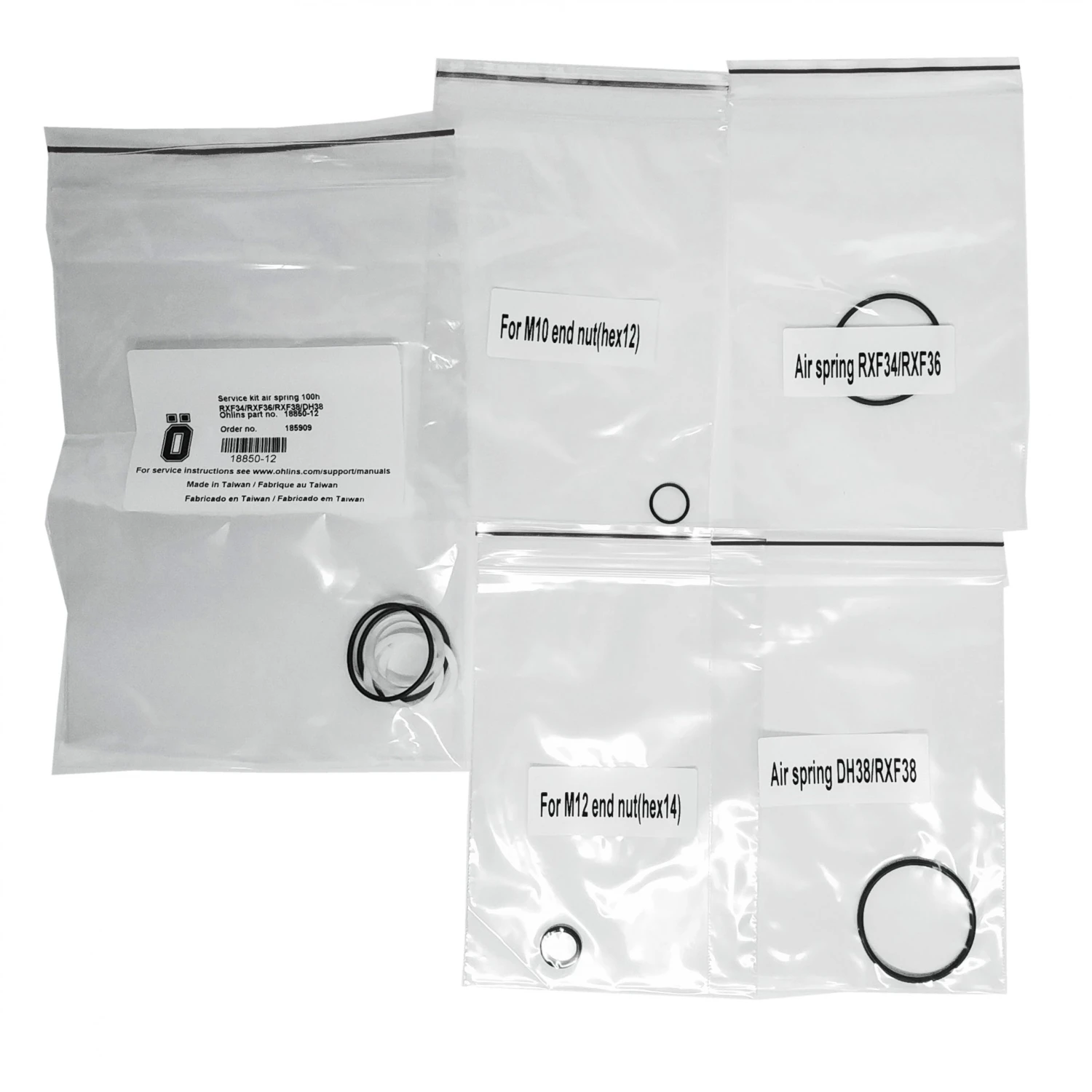 Kit Ohlins Air Spring 100h RXF34/RXF36/RXF38/DH38 - Endubikes 3 Kit Ohlins Air Spring 100h RXF34/RXF36/RXF38/DH38 - Endubikes