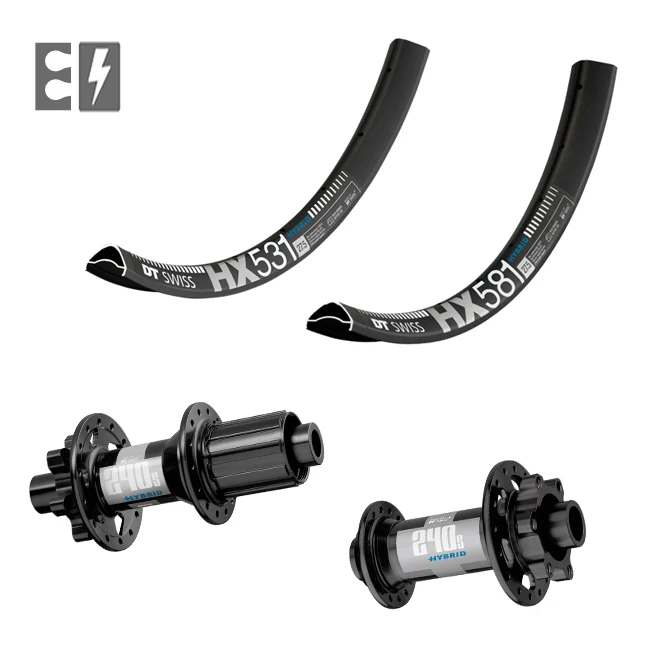 Ruedas A La Carta CW Ebike DT Swiss HX Con DT Swiss 240 Hybrid - Endubikes 3 Ruedas A La Carta CW Ebike DT Swiss HX Con DT Swiss 240 Hybrid - Endubikes